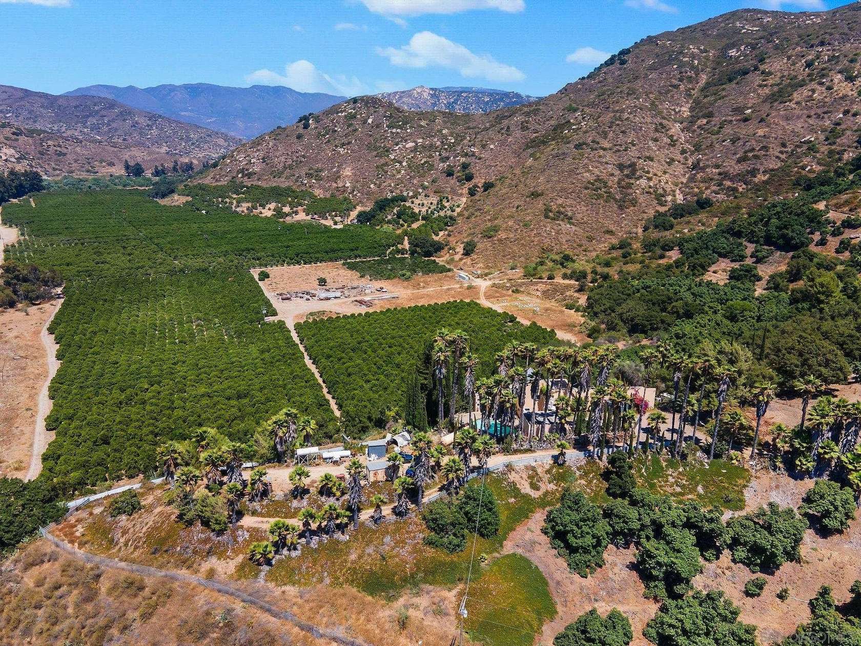 93.36 Acres of Agricultural Land with Home for Sale in Fallbrook, California