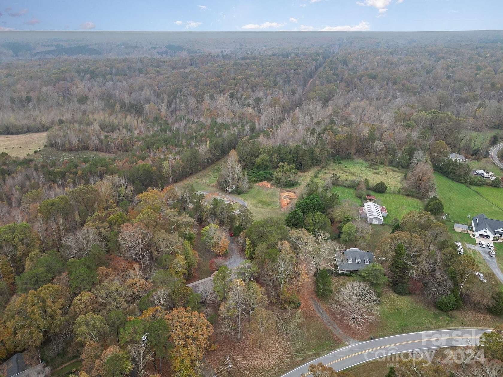 11.62 Acres of Land with Home for Sale in Gastonia, North Carolina