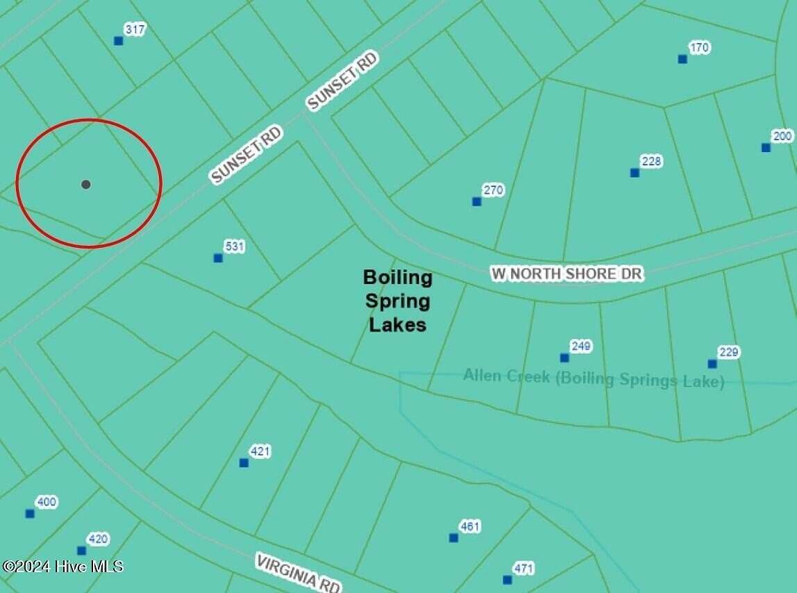 0.51 Acres of Land for Sale in Boiling Spring Lakes, North Carolina