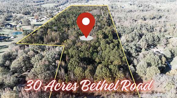 30.5 Acres of Recreational Land for Sale in Olive Branch, Mississippi