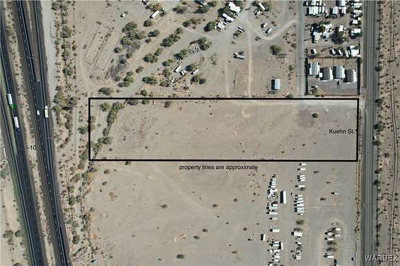 10.13 Acres of Commercial Land for Sale in Quartzsite, Arizona