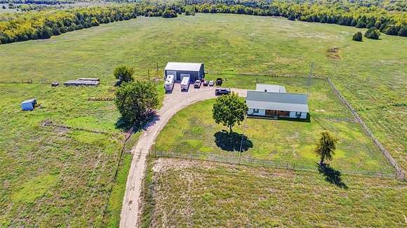 45.78 Acres of Agricultural Land with Home for Sale in Honey Grove, Texas