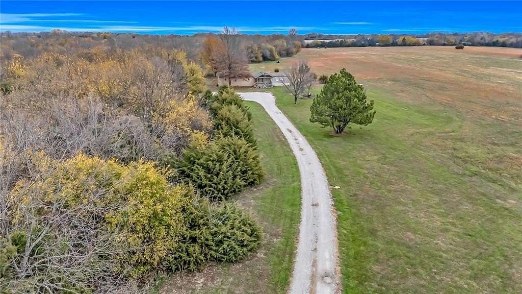 39.1 Acres of Agricultural Land with Home for Sale in Paola, Kansas