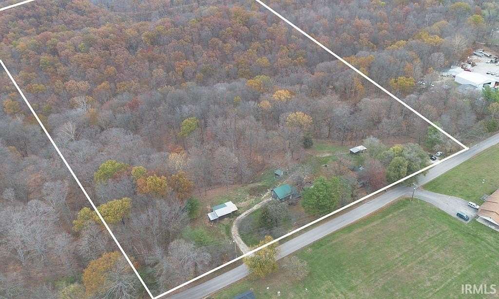 15 Acres of Land with Home for Sale in Heltonville, Indiana