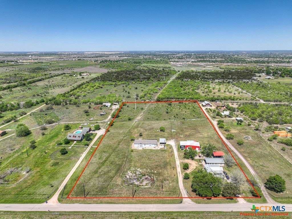 8 Acres of Residential Land with Home for Sale in New Braunfels, Texas