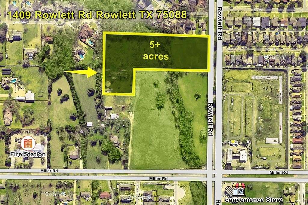 20 Acres of Agricultural Land for Sale in Rowlett, Texas