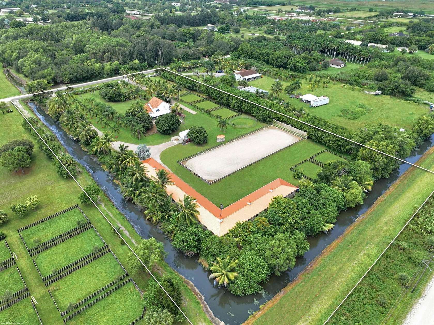 5.51 Acres of Land with Home for Sale in Wellington, Florida