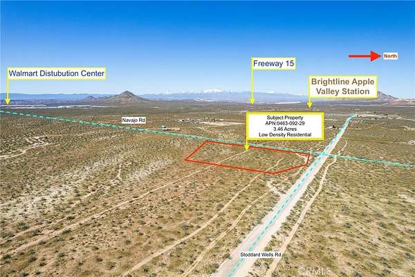 3.46 Acres of Land for Sale in Apple Valley, California