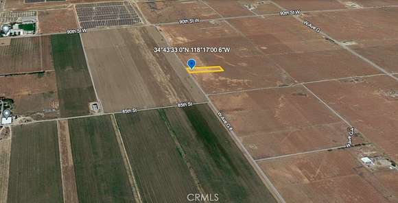 1.25 Acres of Land for Sale in Lancaster, California