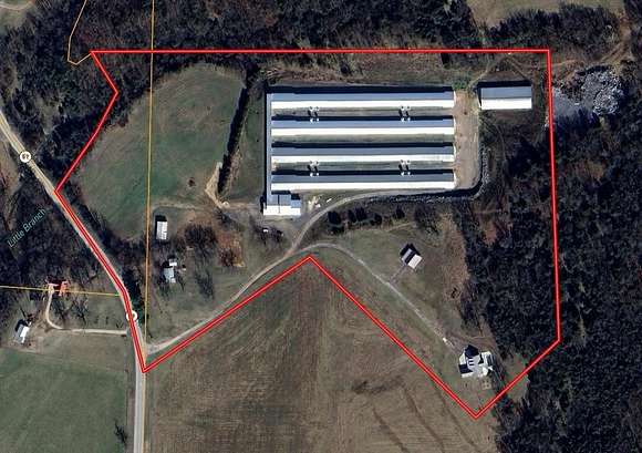 32 Acres of Agricultural Land with Home for Sale in Lincoln, Arkansas