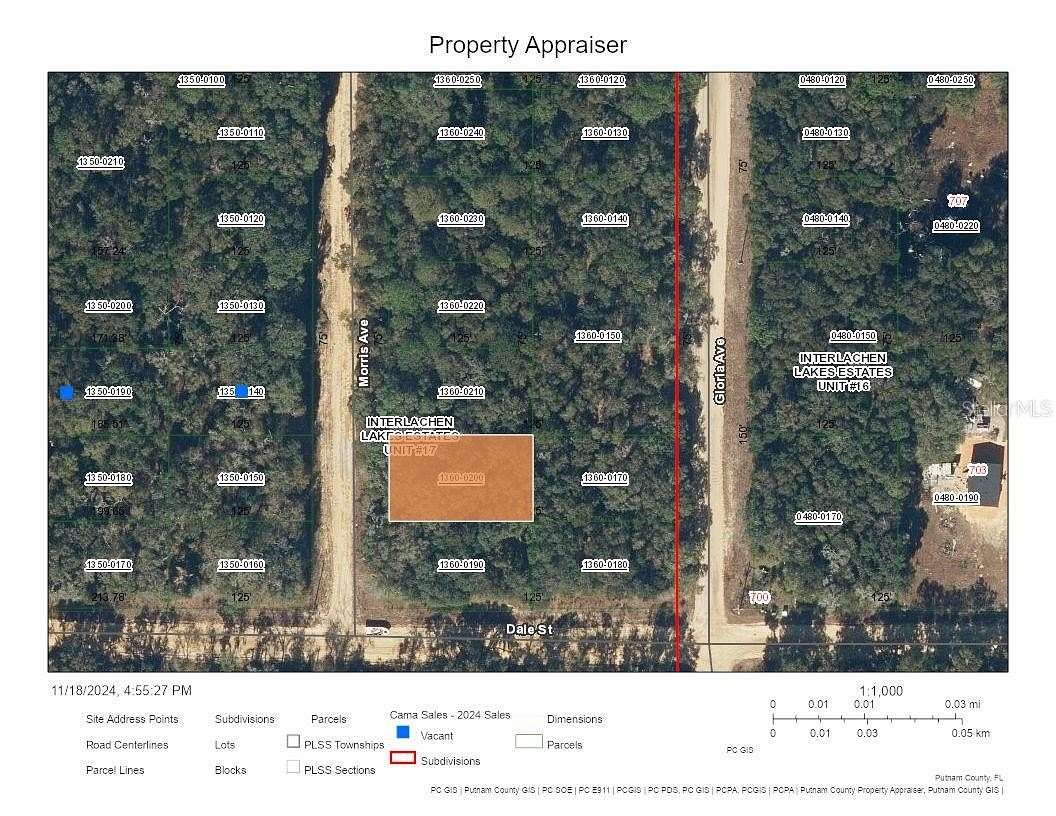 0.22 Acres of Residential Land for Sale in Interlachen, Florida