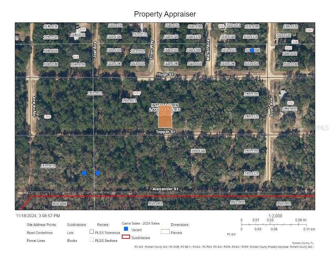 0.22 Acres of Residential Land for Sale in Interlachen, Florida