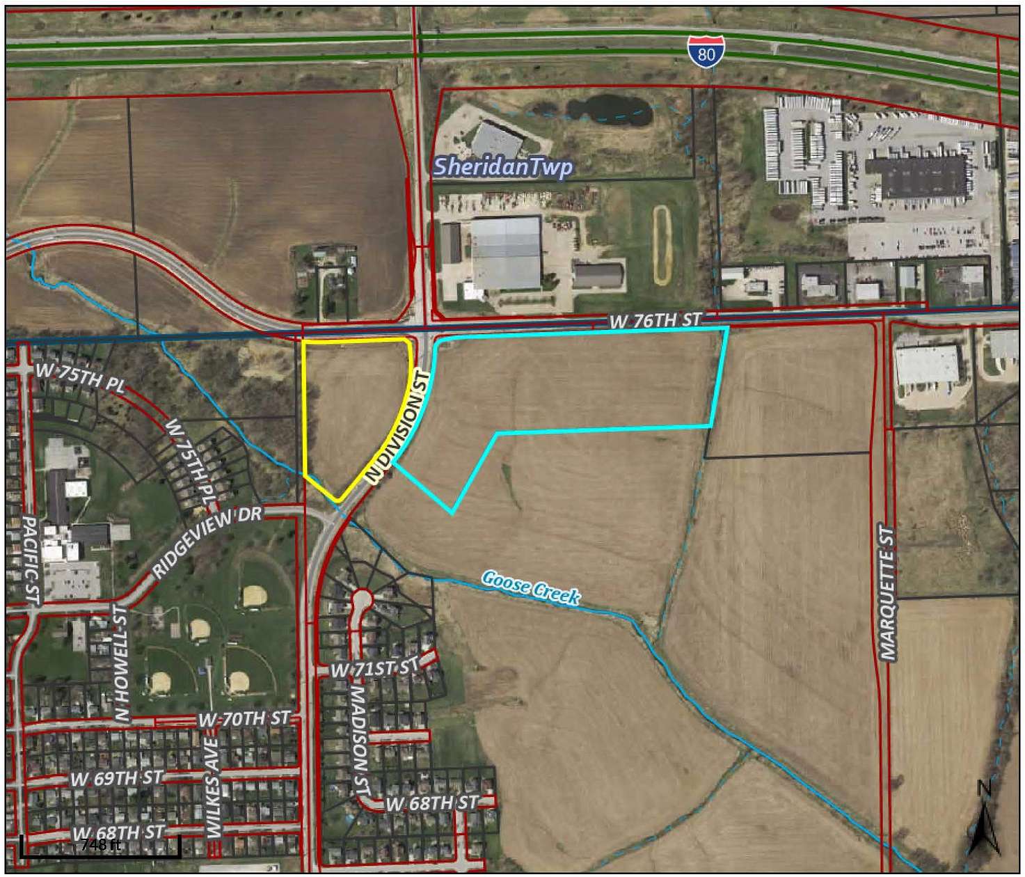 15.72 Acres of Commercial Land for Sale in Davenport, Iowa