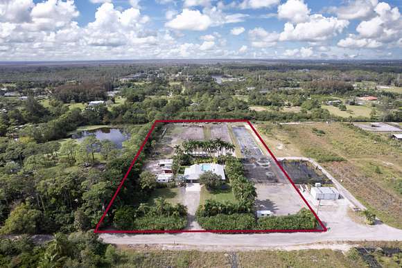 5.02 Acres of Land with Home for Sale in Lake Worth, Florida