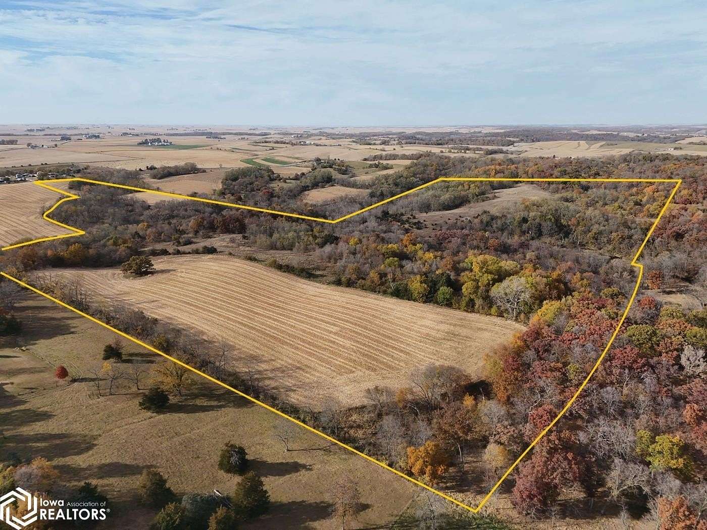 120.44 Acres of Recreational Land & Farm for Sale in Monticello, Iowa