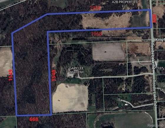 40 Acres of Recreational Land for Sale in Lapeer, Michigan