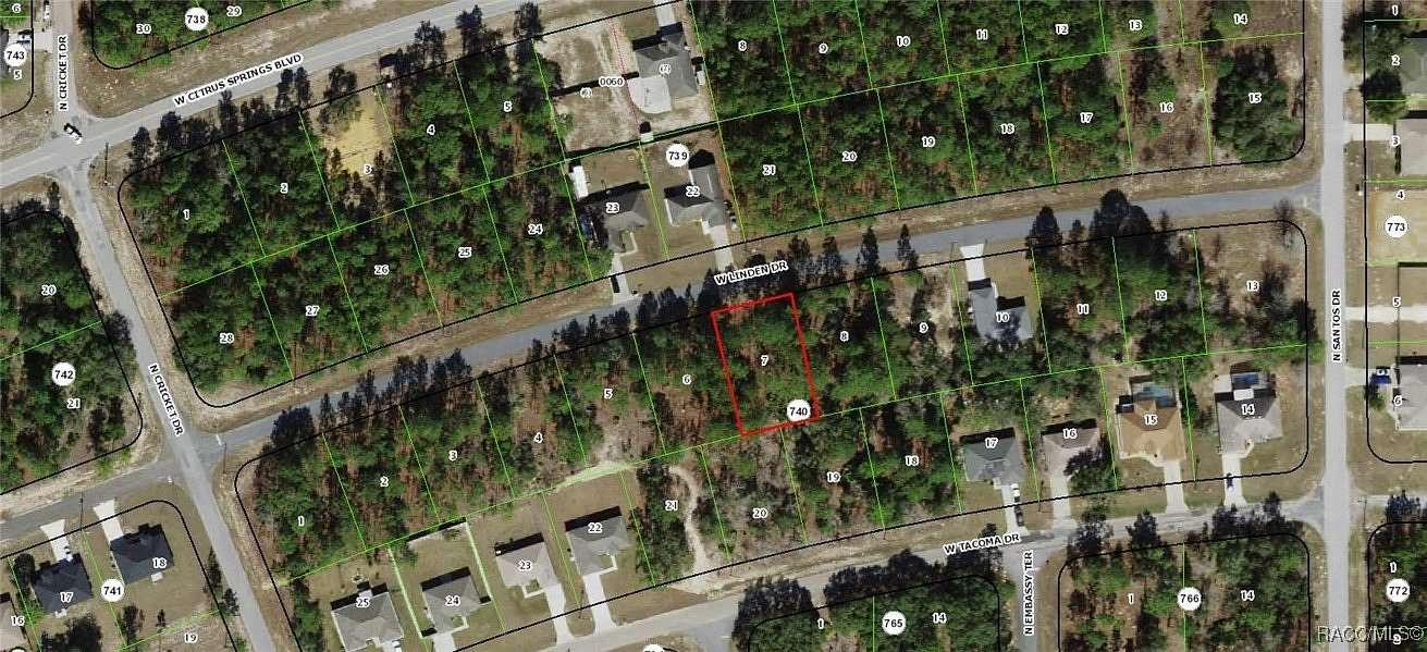 0.23 Acres of Land for Sale in Citrus Springs, Florida