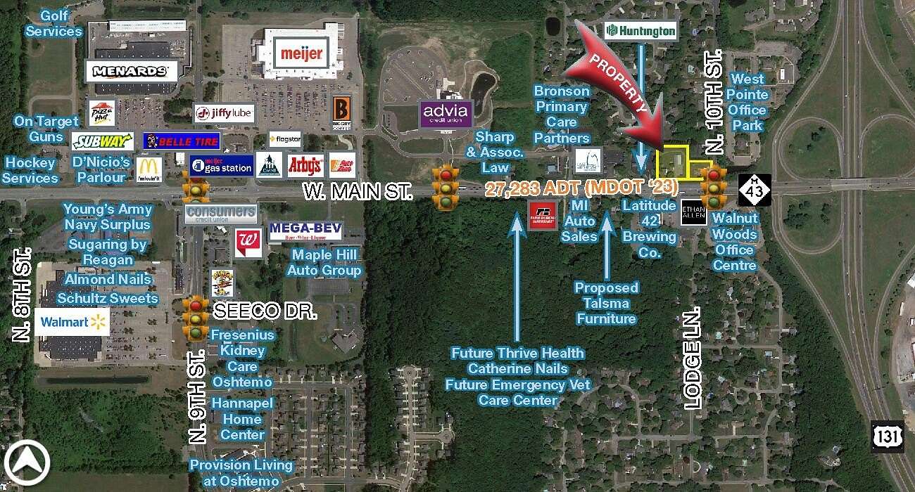 0.55 Acres of Commercial Land for Sale in Kalamazoo, Michigan