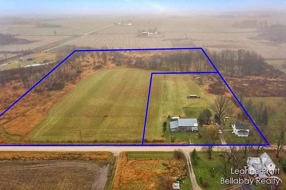 25 Acres of Land with Home for Sale in Pierson, Michigan