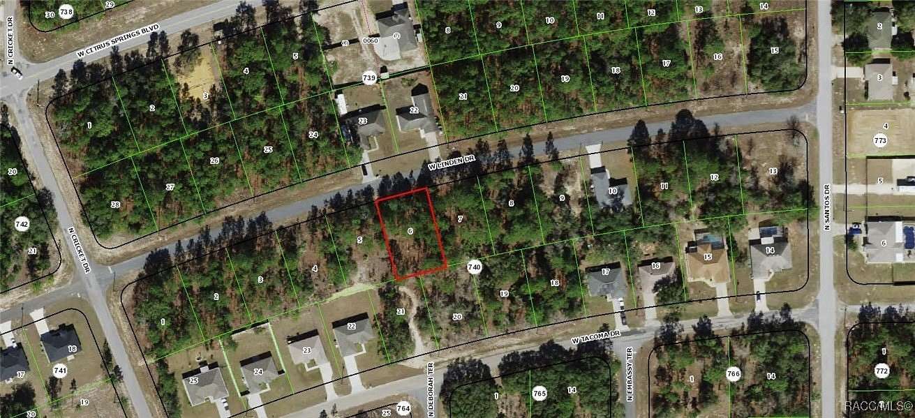 0.23 Acres of Land for Sale in Citrus Springs, Florida