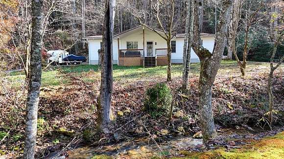 3.8 Acres of Residential Land with Home for Sale in Hiawassee, Georgia