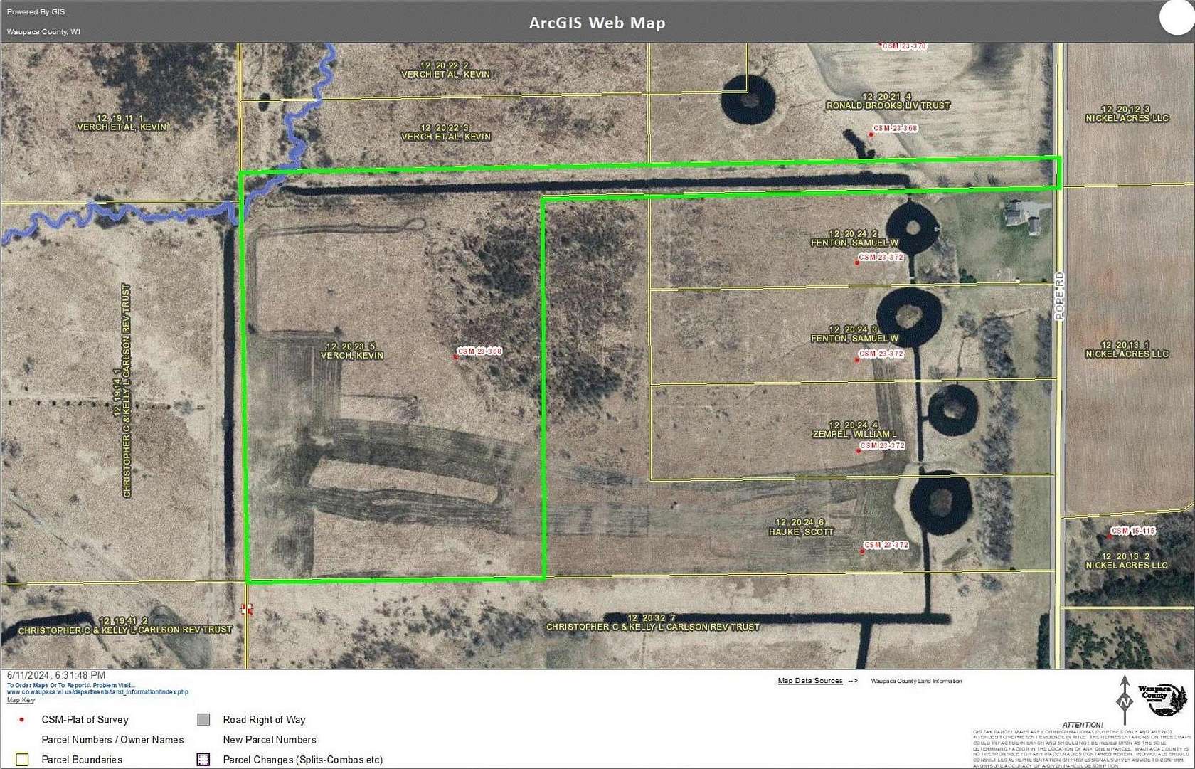 33.9 Acres of Land for Sale in Waupaca, Wisconsin