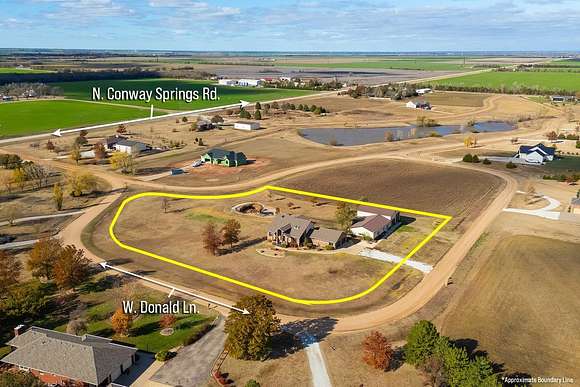 2.4 Acres of Residential Land with Home for Sale in Conway Springs, Kansas