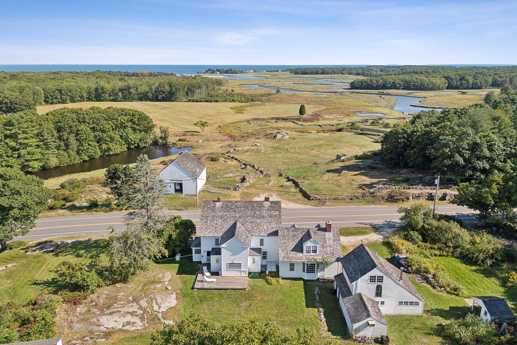 38 Acres of Land with Home for Sale in Kennebunkport, Maine