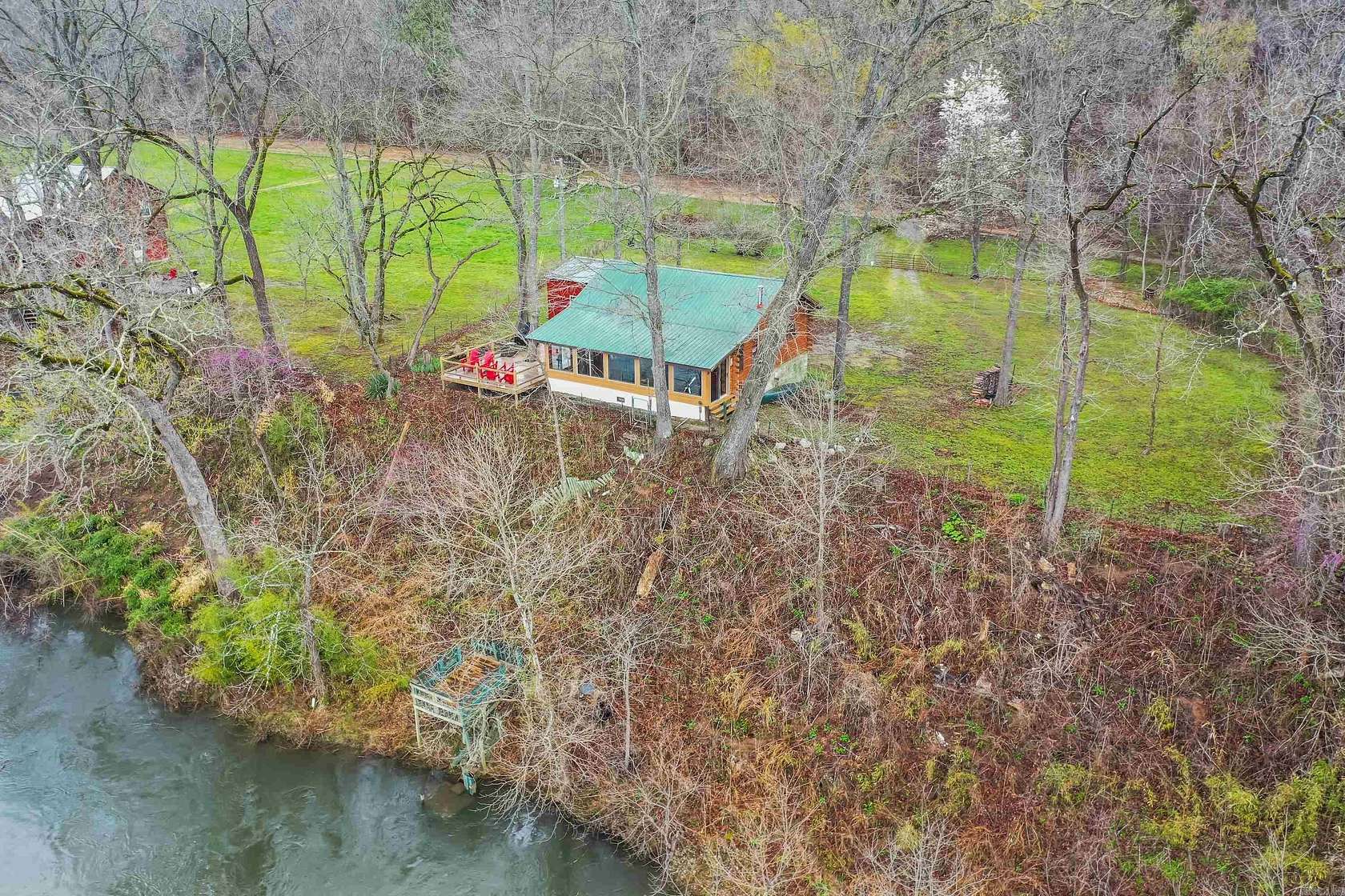 3.22 Acres of Residential Land with Home for Sale in Calico Rock, Arkansas