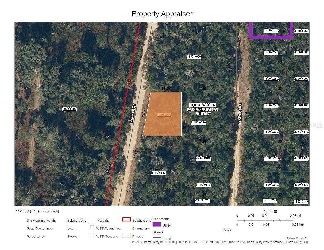 0.28 Acres of Residential Land for Sale in Interlachen, Florida