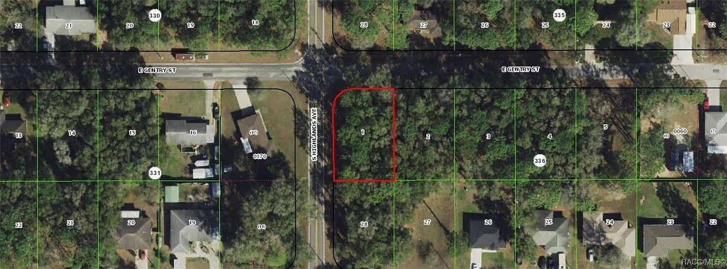 0.22 Acres of Residential Land for Sale in Inverness, Florida