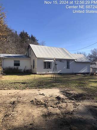 40 Acres of Recreational Land with Home for Sale in Center, Nebraska