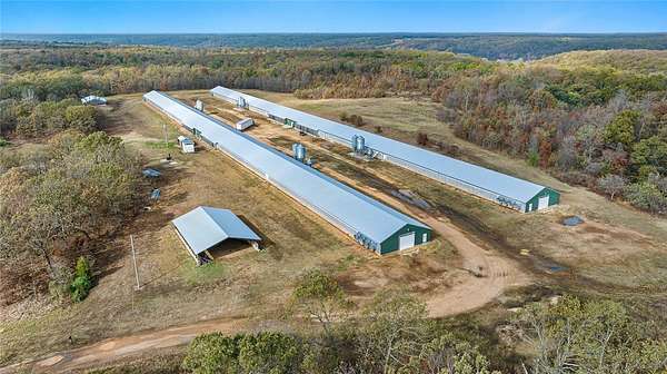 80 Acres of Agricultural Land with Home for Sale in Jay, Oklahoma