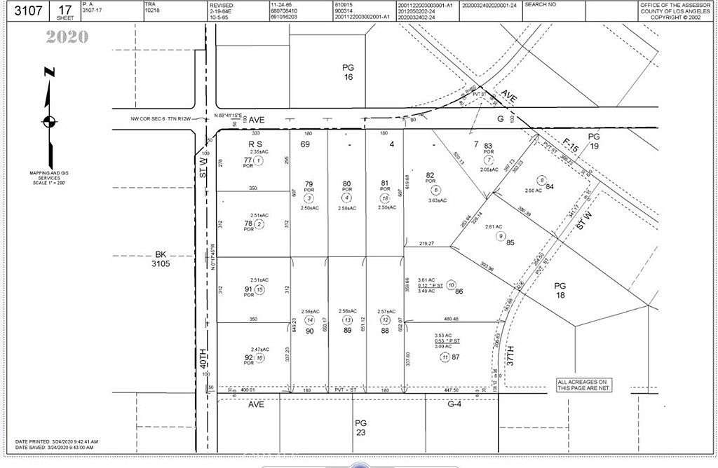 3.639 Acres of Land for Sale in Lancaster, California