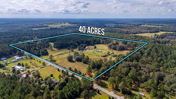 40 Acres of Land with Home for Sale in Laurel Hill, Florida