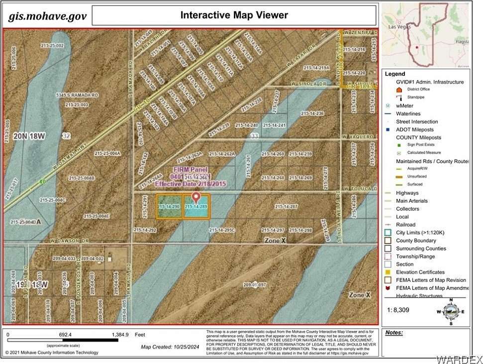 4.5 Acres of Land for Sale in Golden Valley, Arizona