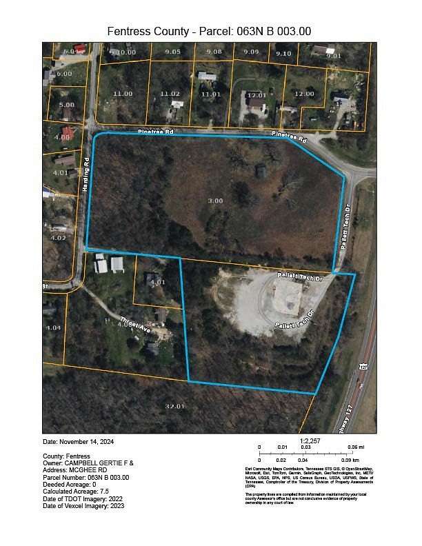 13 Acres of Land for Sale in Jamestown, Tennessee