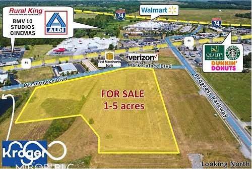 5 Acres of Commercial Land for Sale in Shelbyville, Indiana