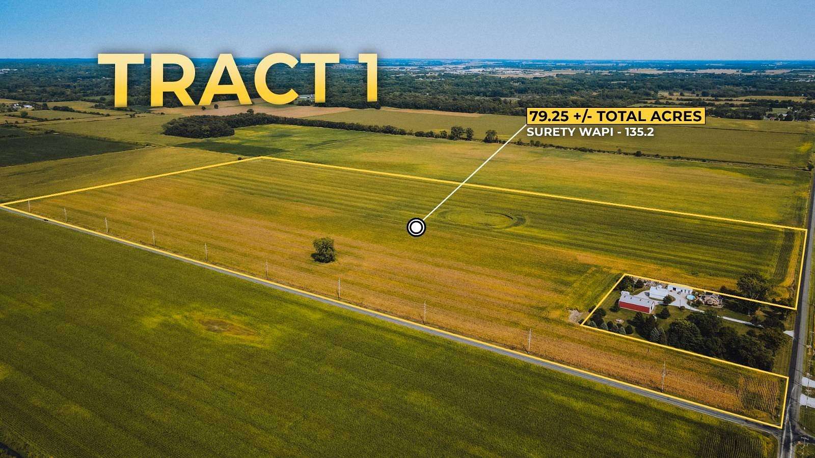 156.5 Acres of Agricultural Land for Sale in Valparaiso, Indiana