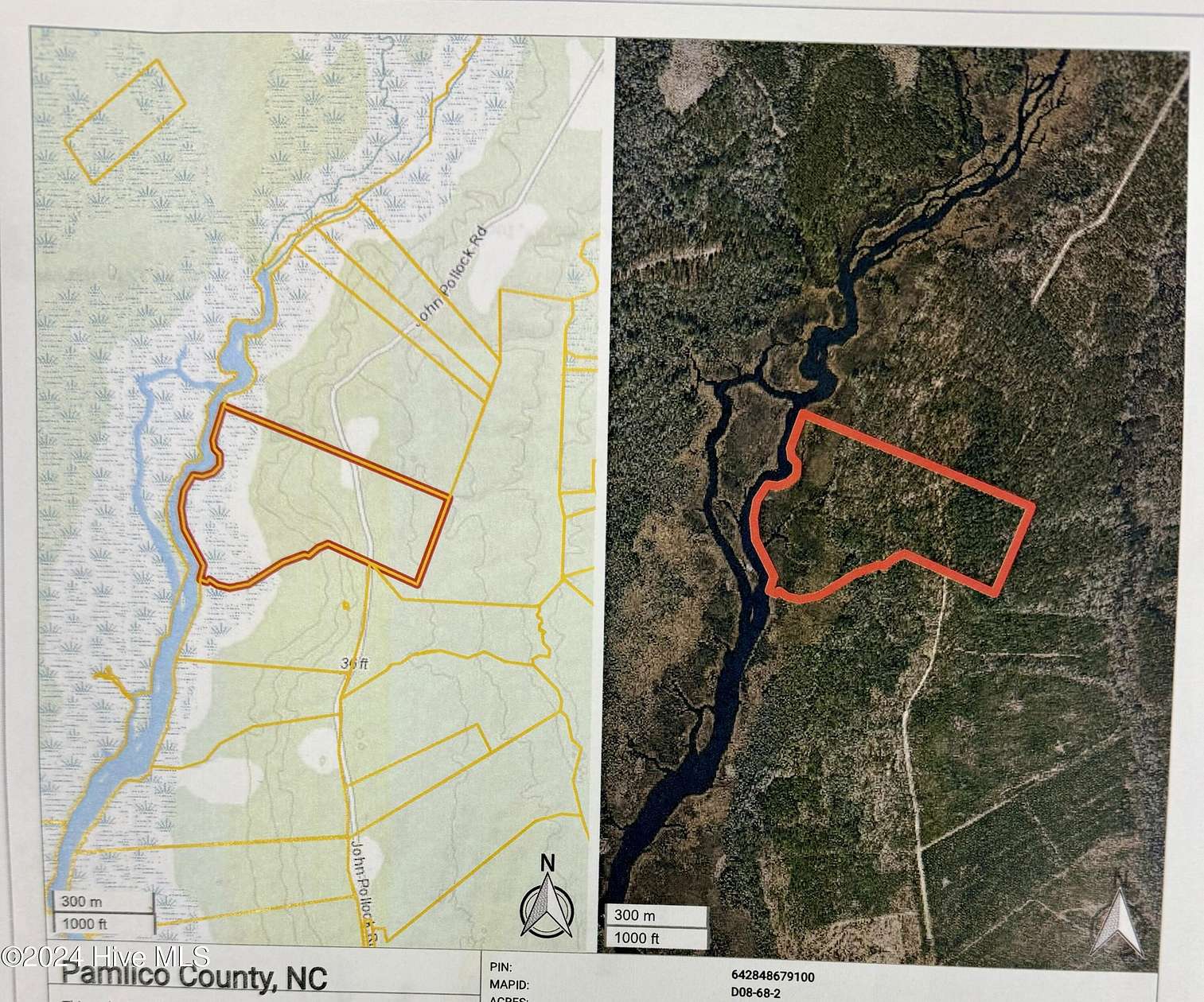 55.73 Acres of Recreational Land for Sale in Grantsboro, North Carolina