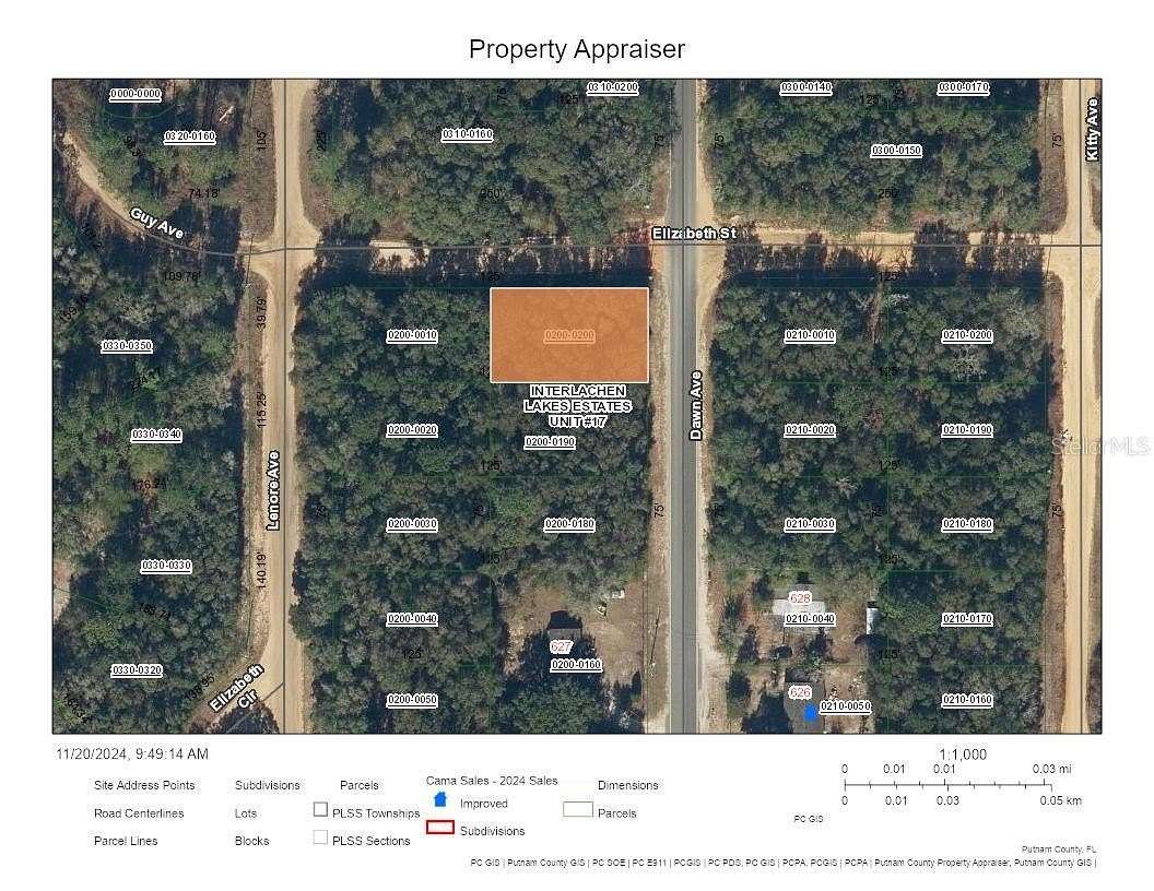 0.22 Acres of Residential Land for Sale in Interlachen, Florida