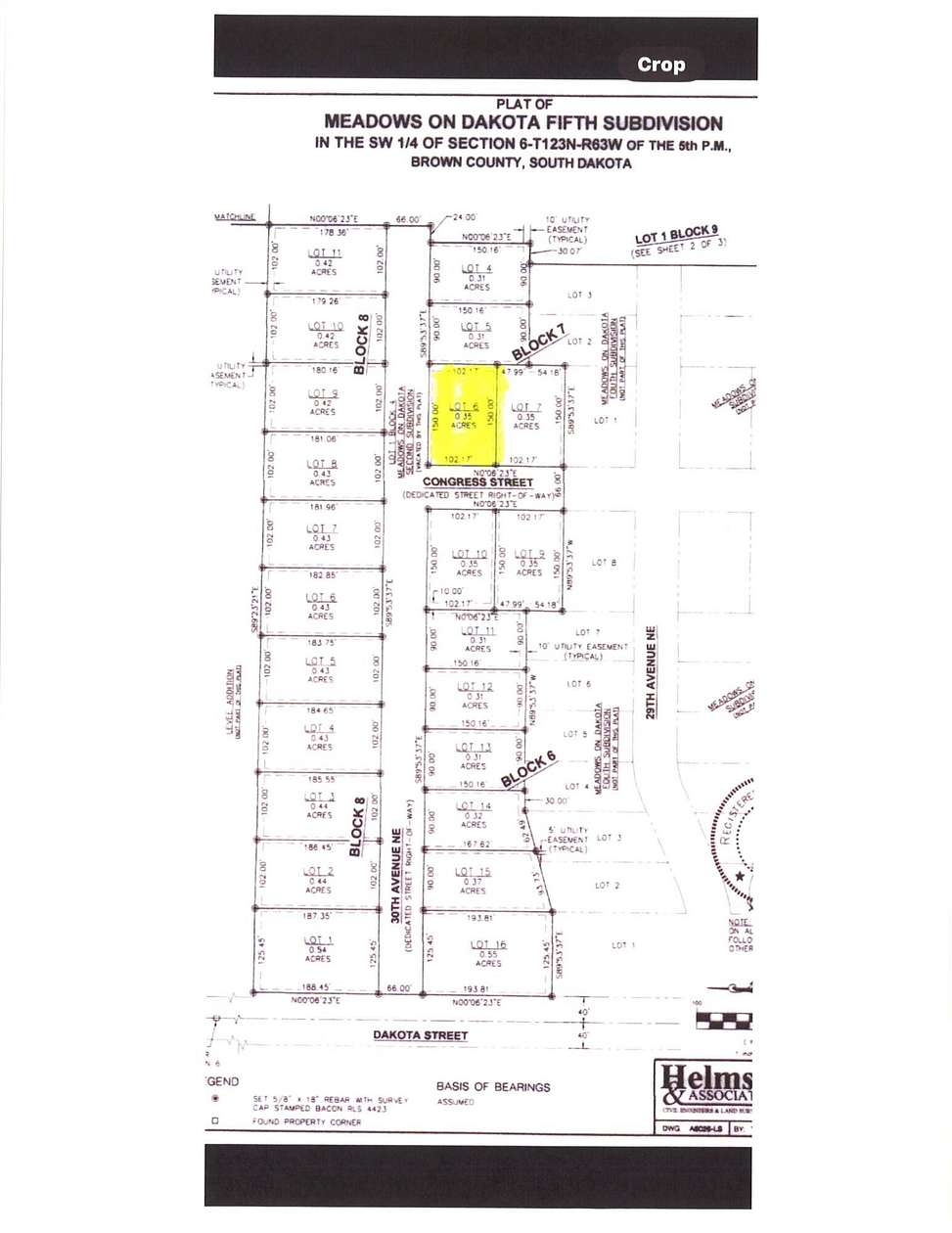 0.35 Acres of Land for Sale in Aberdeen, South Dakota