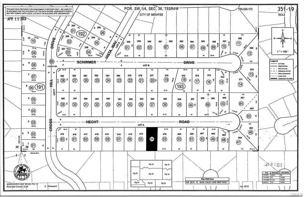 0.19 Acres of Residential Land for Sale in Menifee, California