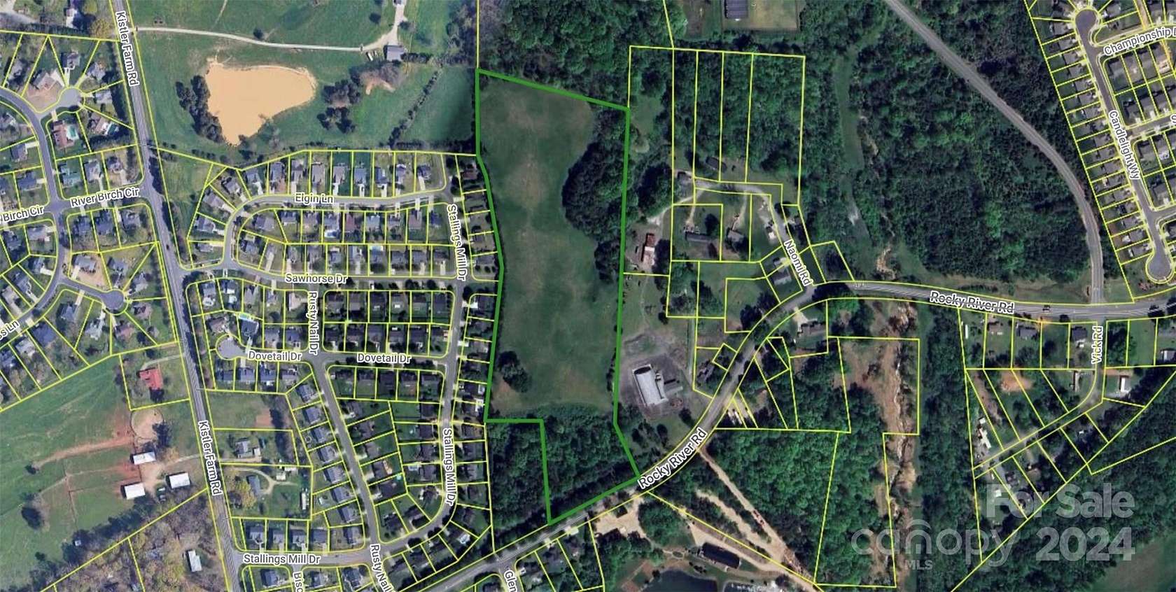 15.08 Acres of Land for Sale in Mooresville, North Carolina