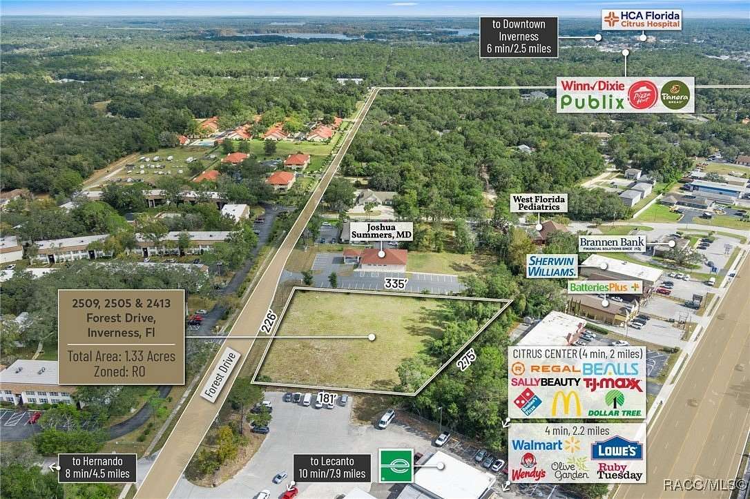 1.33 Acres of Land for Sale in Inverness, Florida