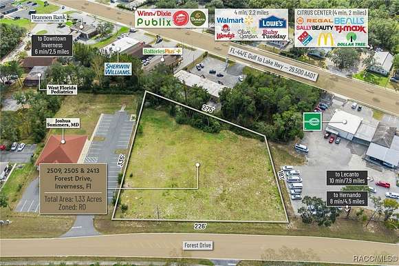 1.33 Acres of Land for Sale in Inverness, Florida