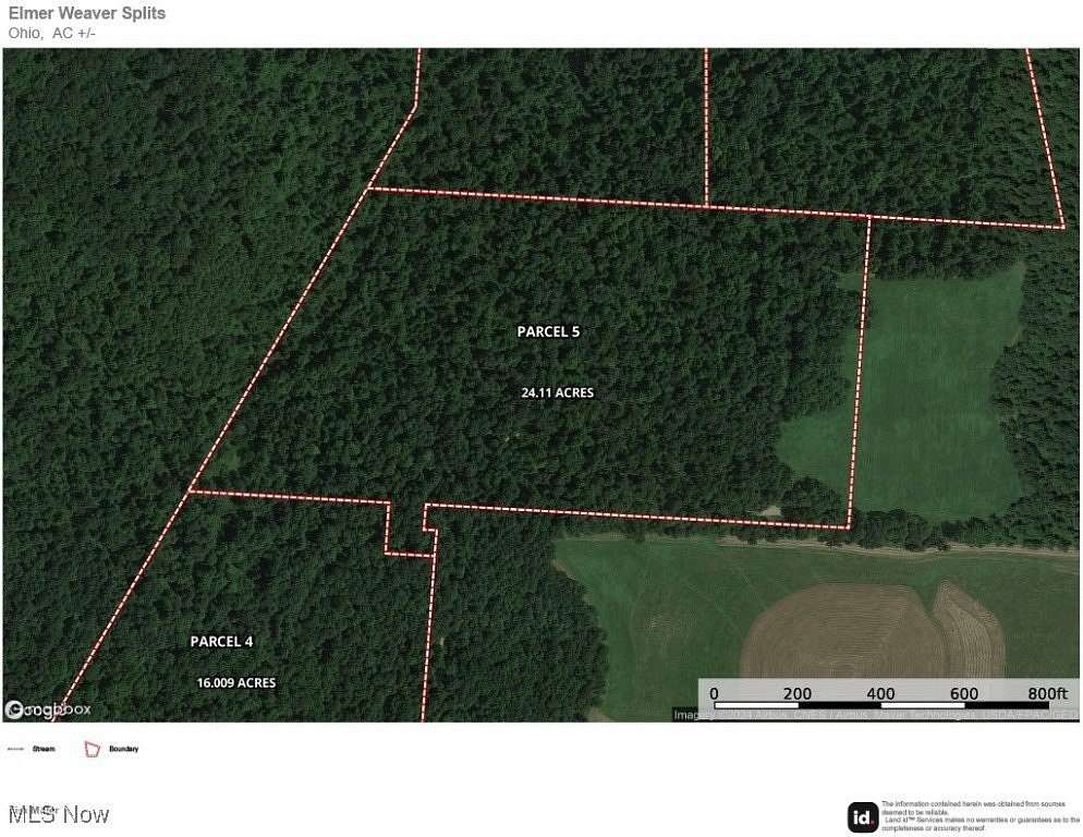 24.11 Acres of Recreational Land for Sale in Warsaw, Ohio