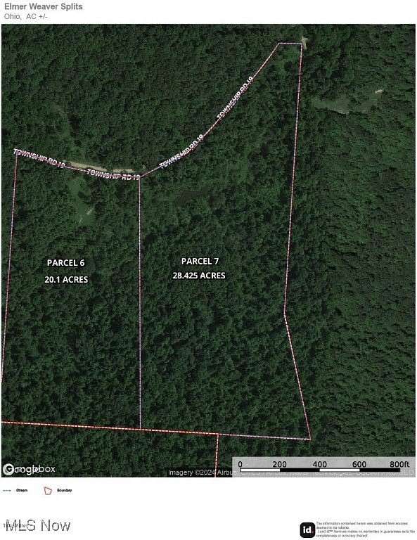 28.425 Acres of Recreational Land for Auction in Warsaw, Ohio