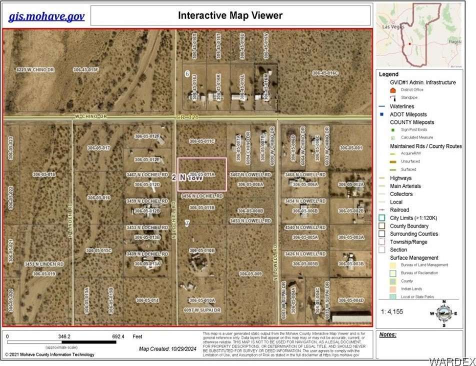 1.48 Acres of Residential Land for Sale in Golden Valley, Arizona