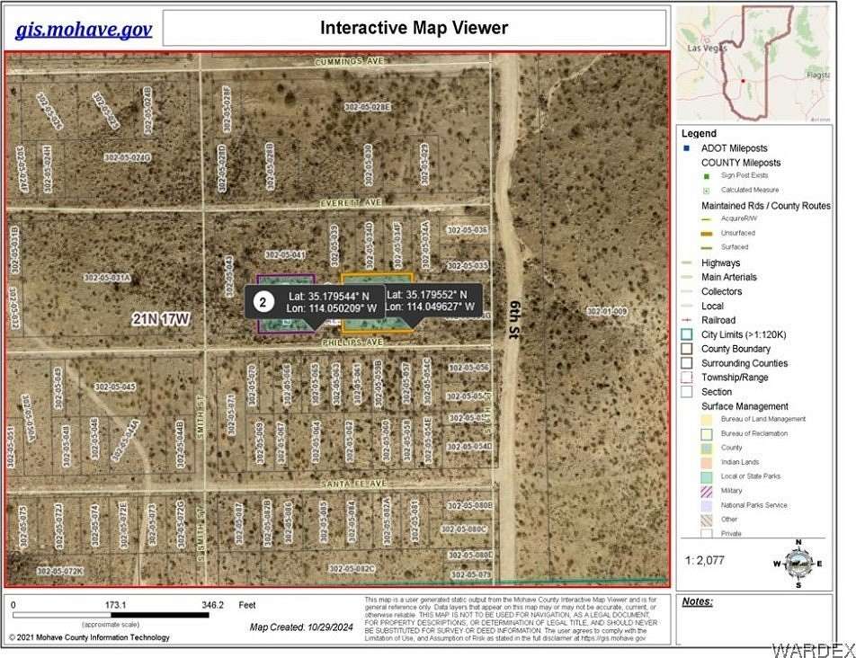 0.29 Acres of Residential Land for Sale in Kingman, Arizona